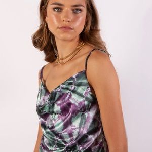 Tie Dye Satin Camisole